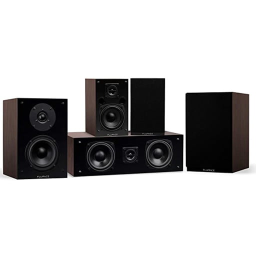 Fluance Elite High Definition Compact Surround Sound Home Theatre 5.0 Channel Speaker System