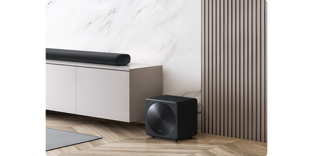 Samsung Subwoofer Paired with Soundbar
